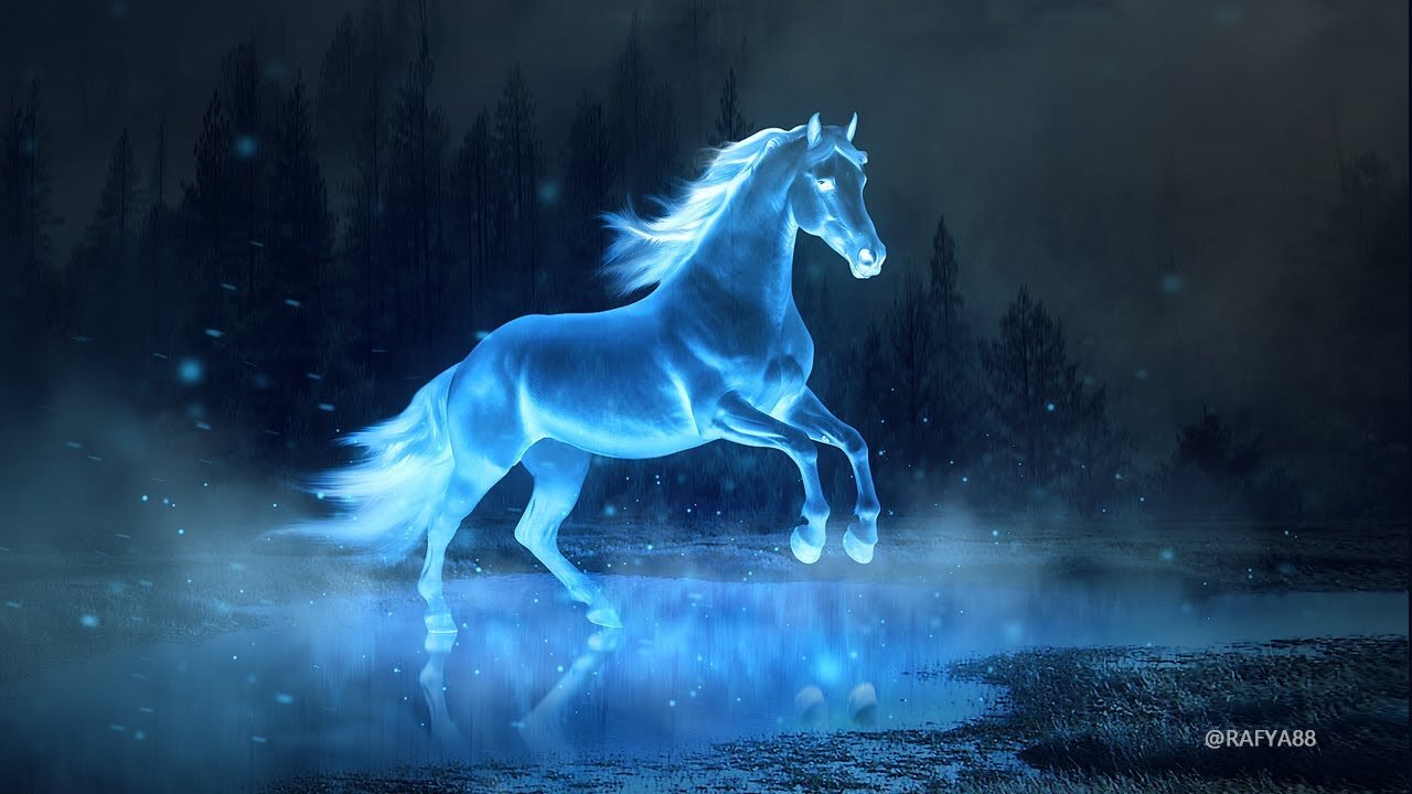 Glowing Horse Photoshop Editing Tutorial