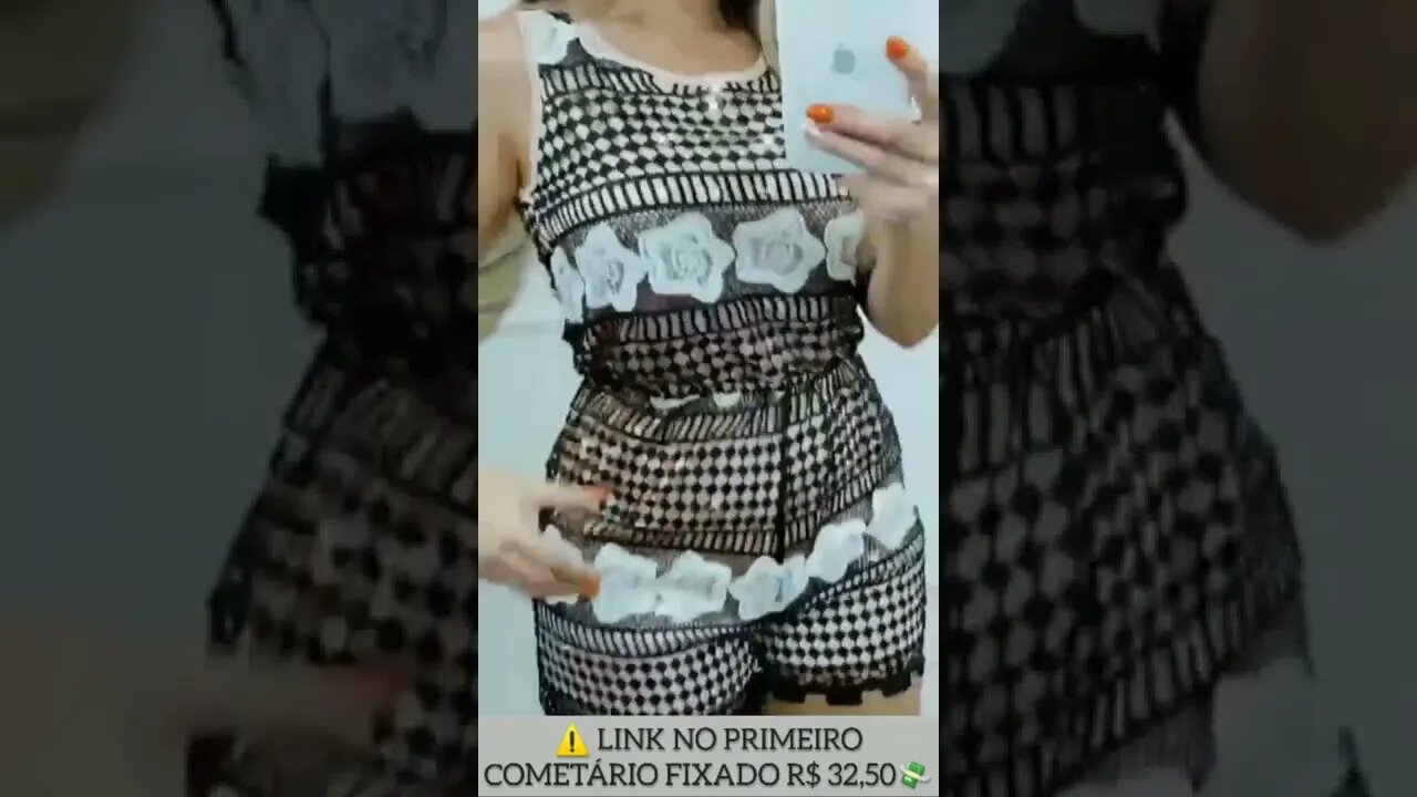 Macaquinho Feminina Toda na Renda Forrado!
