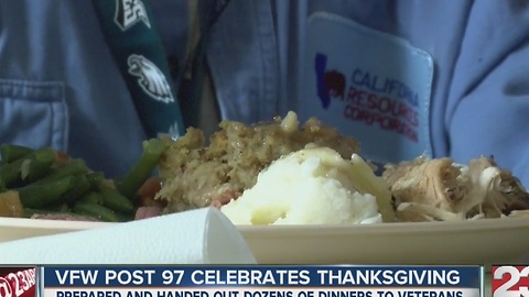 VFW Post 97 hosts a special Thanksgiving dinner