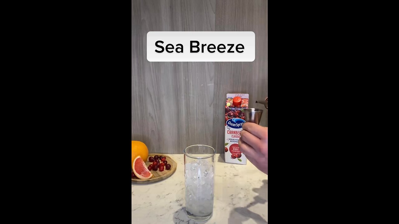 Sea breeze famous classic cocktails 🍸 😍😱😱