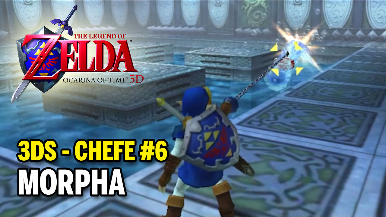 Legend of Zelda: Ocarina of Time (3DS) - Chefe 6 - MORPHA Giant Aquatic Amoeba