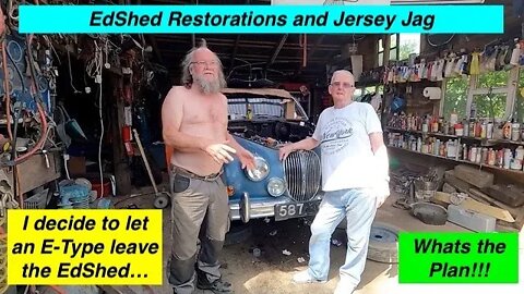 EdShed Restorations and @JERSEYJAG an E type is leaving the shed today but whats the plan for it?