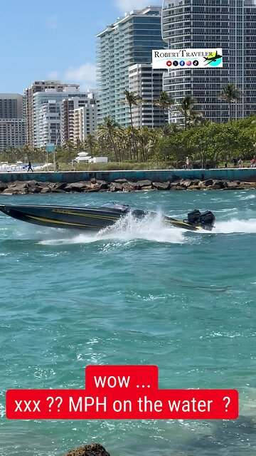 wow ... xxx ?? MPH on the water ?