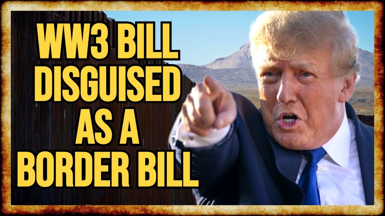 Trump SINKS LUDICROUS "Border Bill" as Biden and McConnell SQUIRM