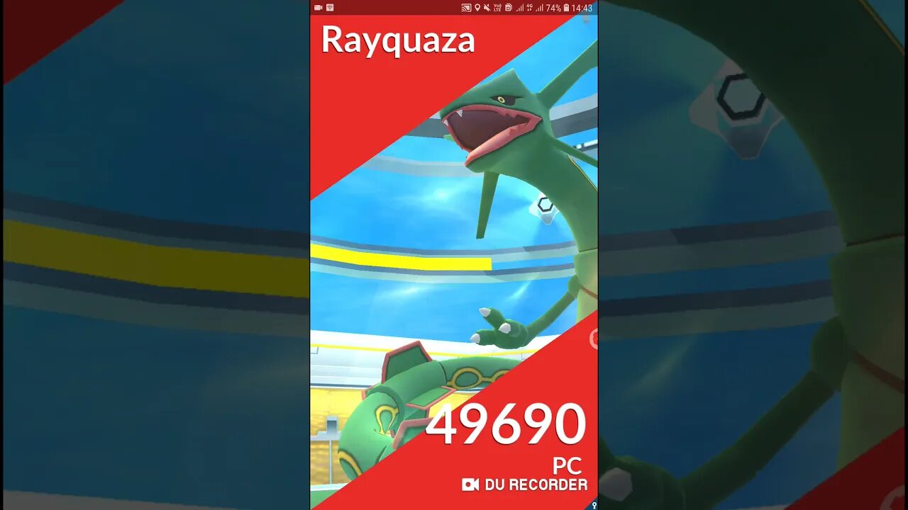 Pokémon GO - Fim de Semana de Reide de Rayquaza 3º Reide de 10 Reides de Rayquaza