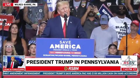 Trump Unhinged, Calls Biden "Enemy of the State," Says Fetterman on Drugs