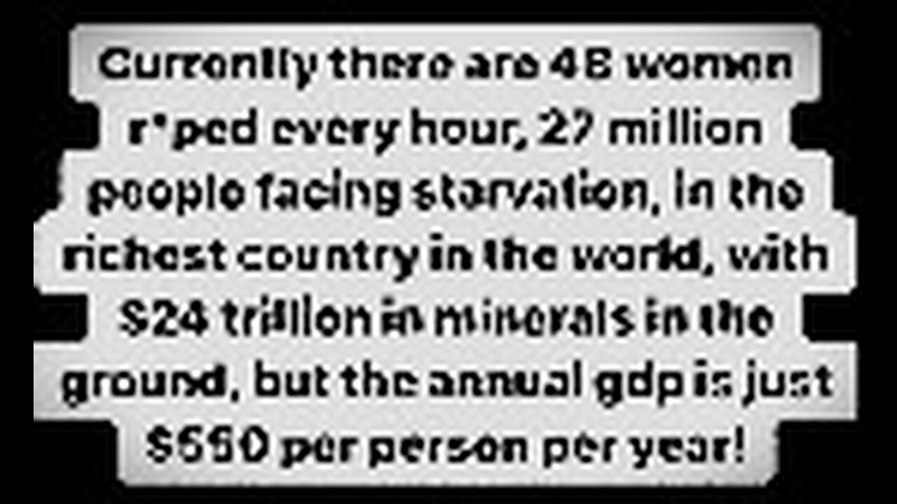 7 MILLON AFRIKANS DISPLACED [ethnic cleansing] S . O . S