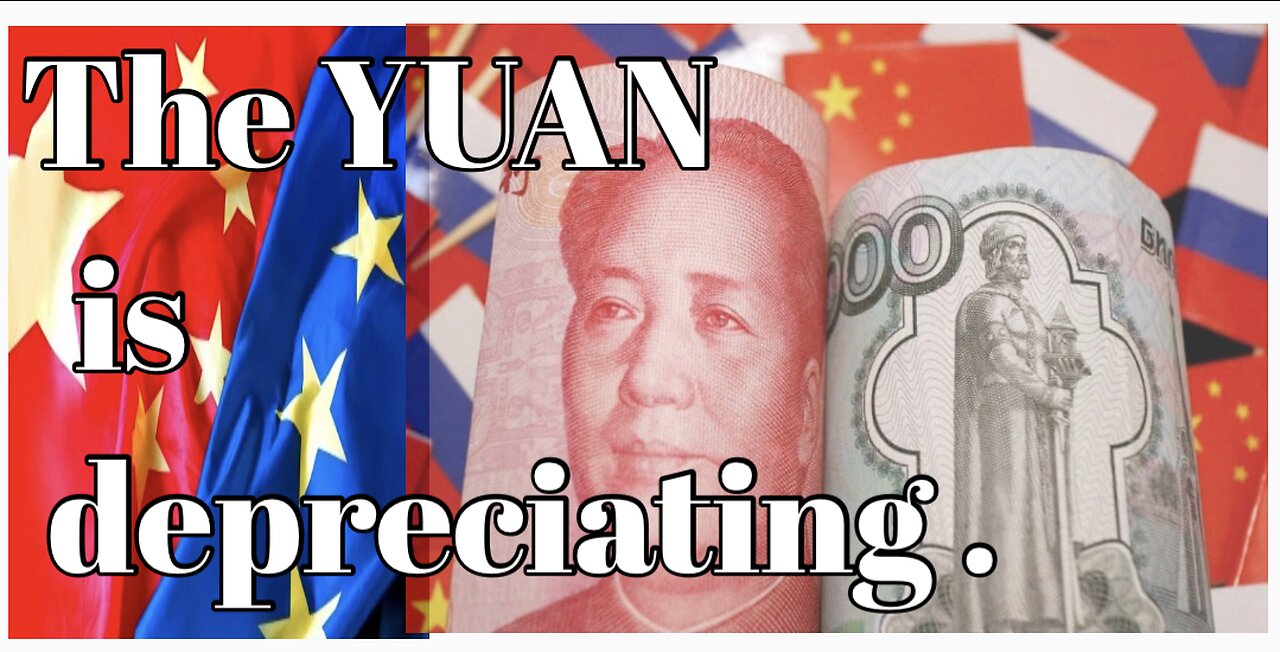 The YUAN is depreciating