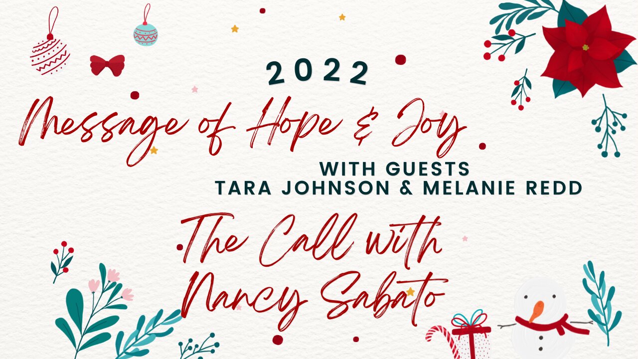 Message of Hope & Joy for 2022