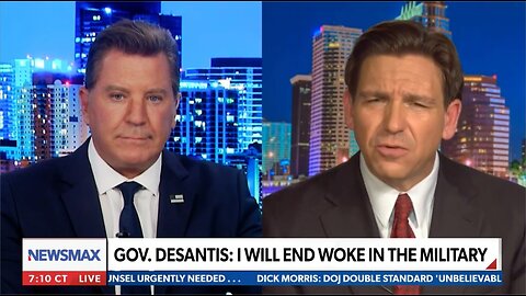 Gov. DeSantis: "I Will End Woke In The Military"