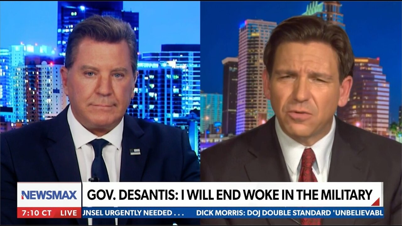 Gov. DeSantis: "I Will End Woke In The Military"