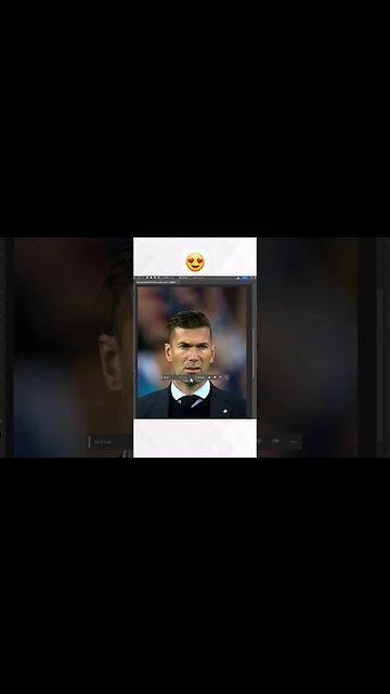 If Zidane had hair #Photoshop trick • Add Hair