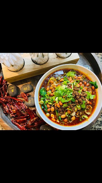 Chongqing Spicy and Sour Sweet Potato Noodles 酸辣粉