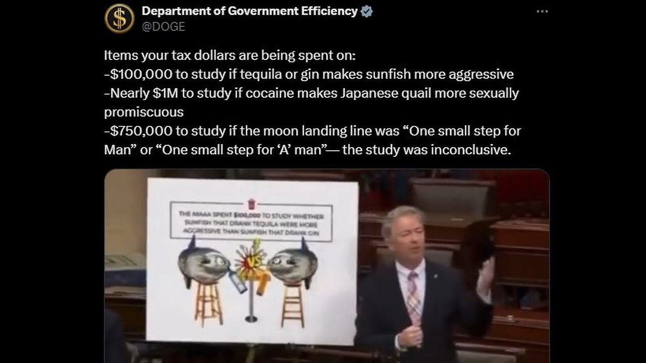 Rand Paul: a few examples of WASTER in U.S. Government Spending