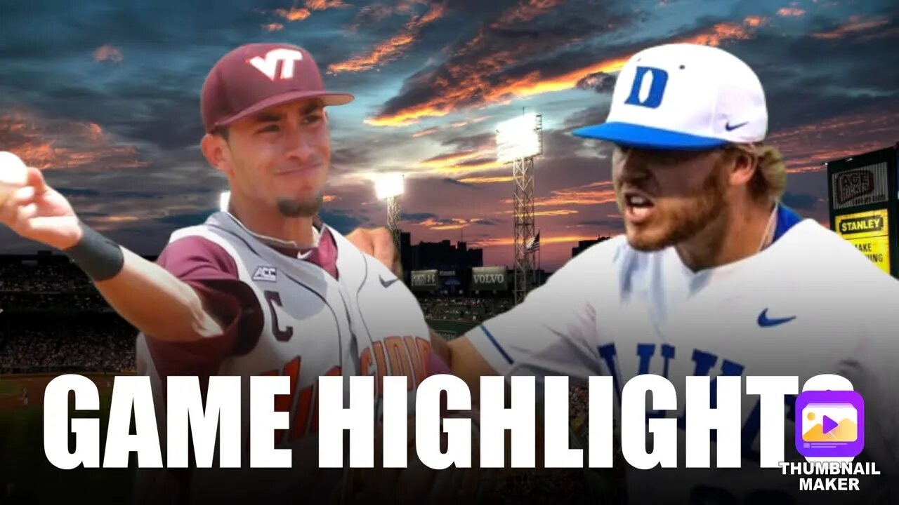 Duke vs #3 Virginia Tech Highlights (GREAT GAME!)| 2022 College Baseball Highlights