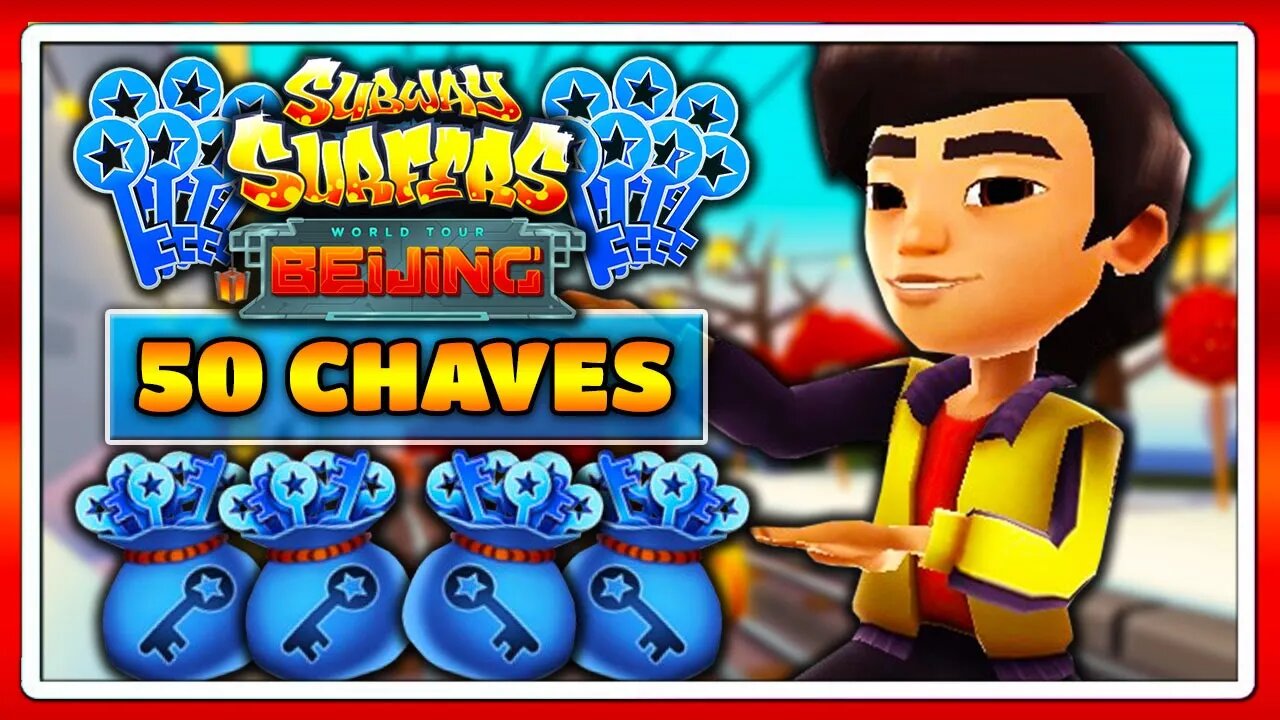 Subway Surfers Beijing 2020 | Ganhando 50 Chaves