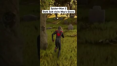 Spider-Man 2 Dark Suit Visits May’s Grave