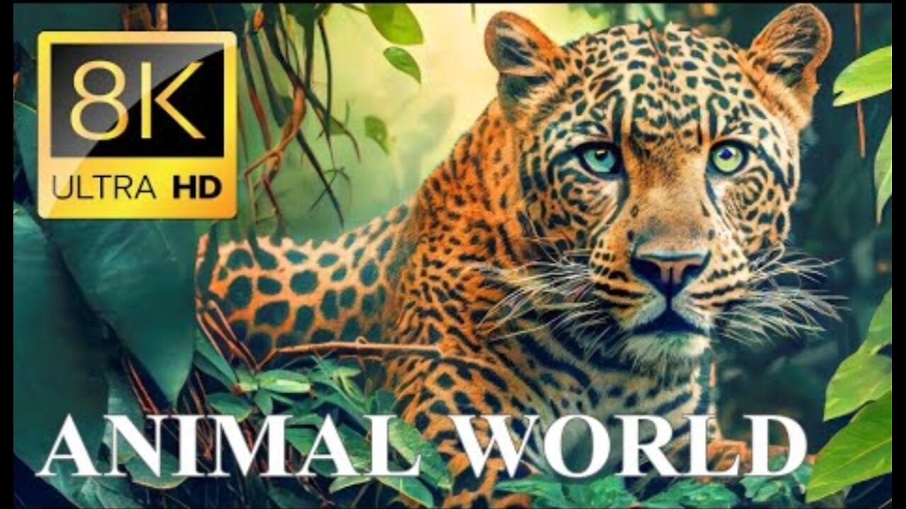 Animal world 8k ultra HD video - amazing wildlife photography