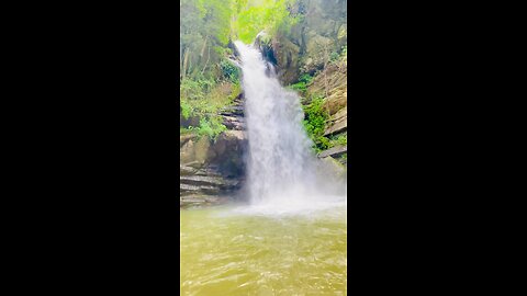 Beautiful waterfall in india