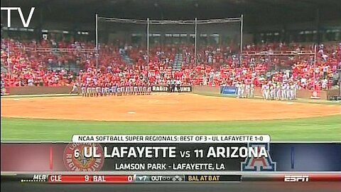 2014 Softball - Lafayette (LA) Super Regional - Game 2 (TV)