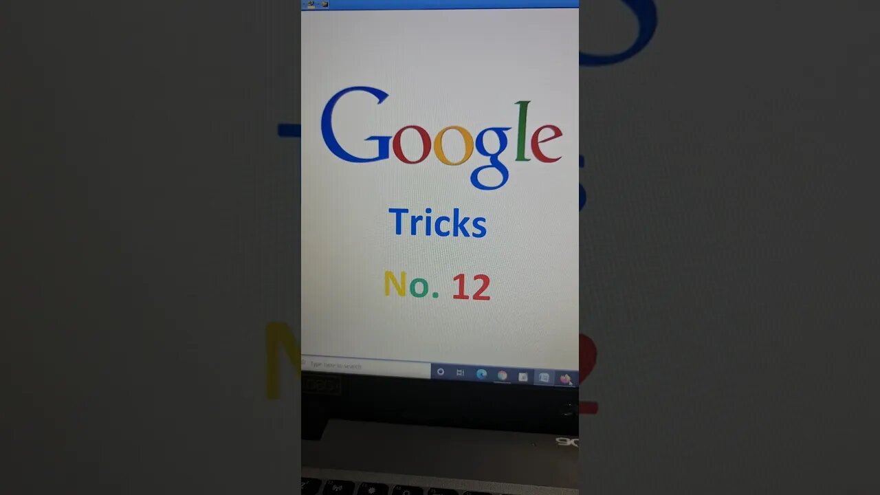 Google tricks no.12 (Google in 1998) #shorts #youtubeshorts