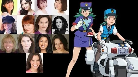 Anime Voice Comparison- Officer Jenny (Pokemon)