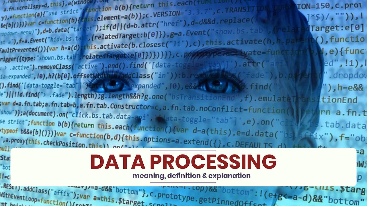 What is DATA PROCESSING?