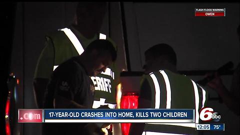 UPDATE: 17-year-old driver crashes into home killing two children