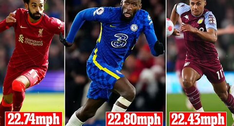 Top 10 fastest footballers in the world 2022