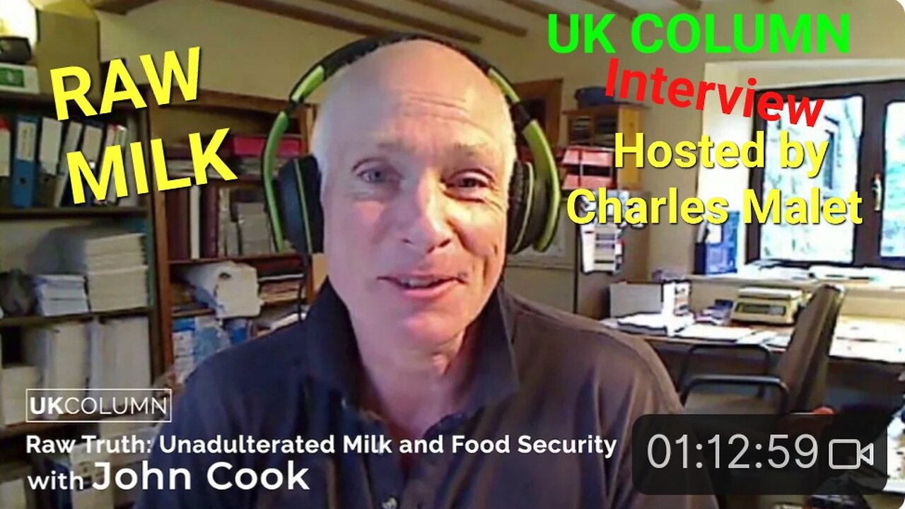 Raw Truth: Unadulterated Milk and Food Security with John Cook, Raw Milk benefits.