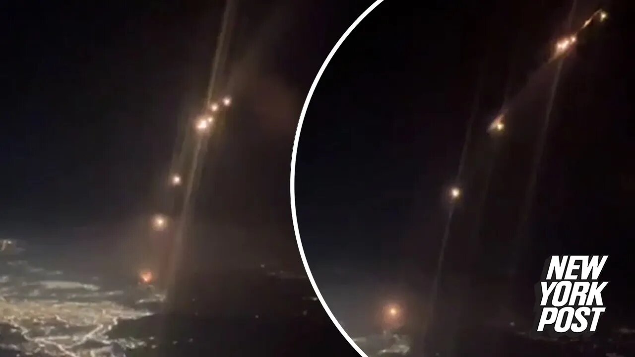 Alarming British Airways cockpit footage shows Iranian rockets arcing near flight over Middle East