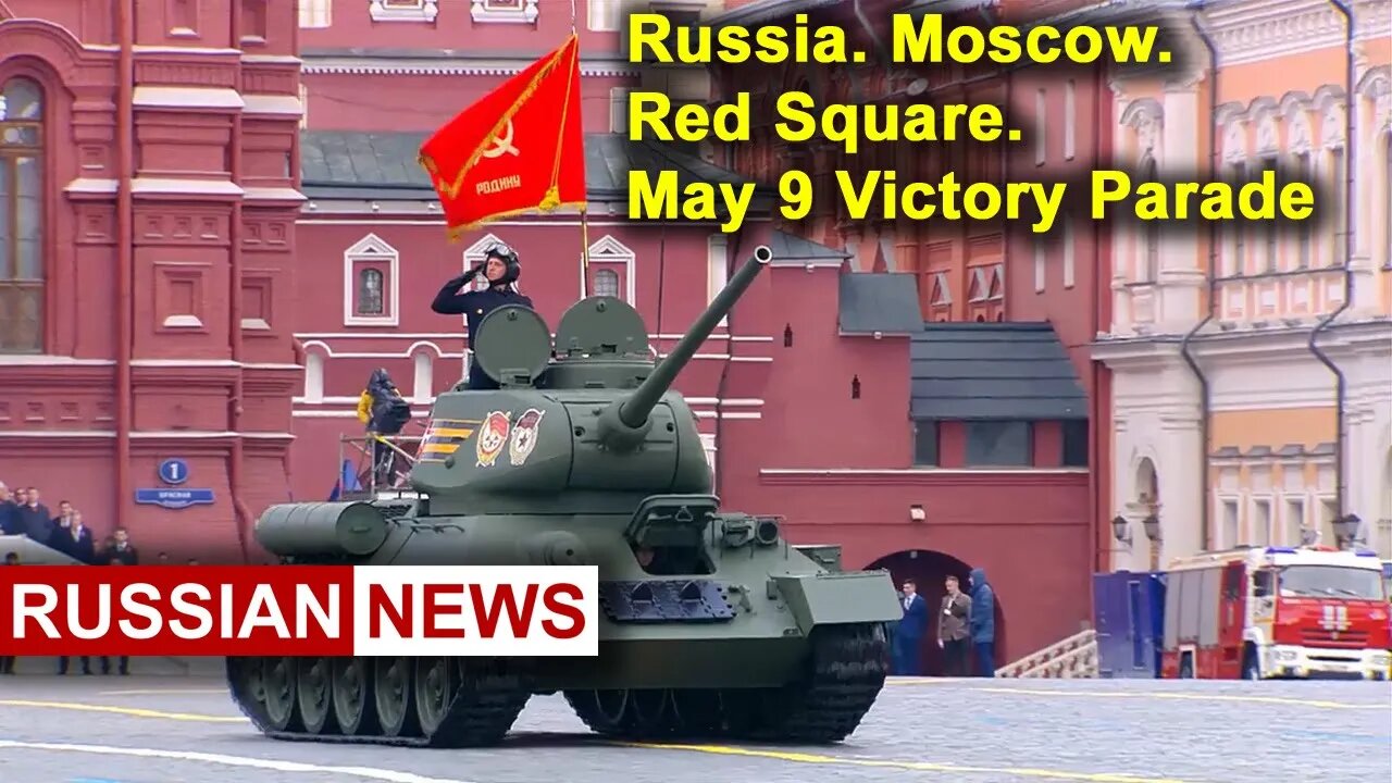 Russia. Red Square. Victory parade Moscow 2022. May 9 | Putin's speech