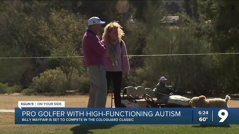 Golfer Billy Mayfair competes with high-functioning autism