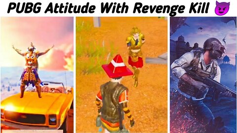 Pubg Mobile Attitude 😈 With Revenge Kill Max Pharaoh x- Suit | Part 6.0 | Xbot 2.0