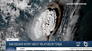 San Diegans worry about relatives in Tonga