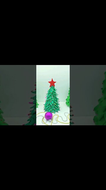 Make a Beautiful Christmas Trees in 1 Minute🎄❄😍 #diy #crafts #Christmastree