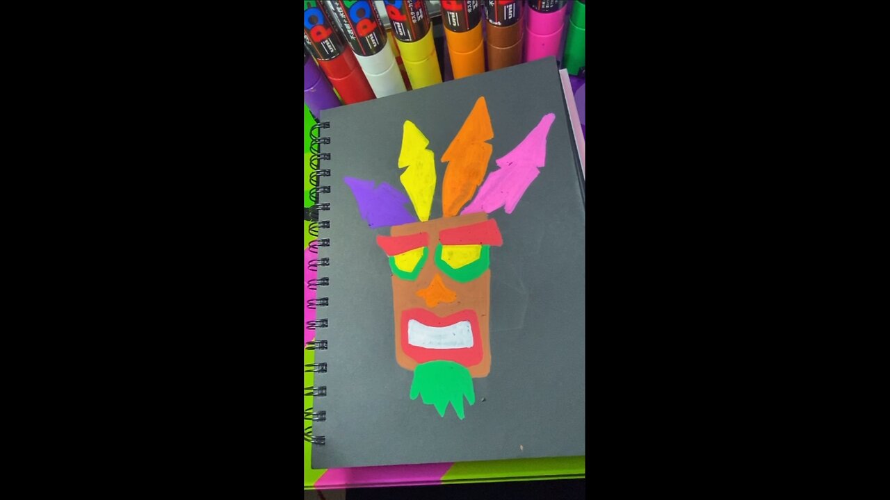 Outlined UKA UKA Crash Bandicoot