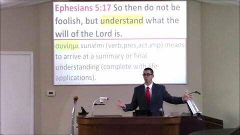 12/19/2021 - Session 2 - Walking Carefully #4 - Ephesians 5:15-21