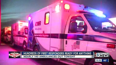 Hundreds of first responders ready for NYE