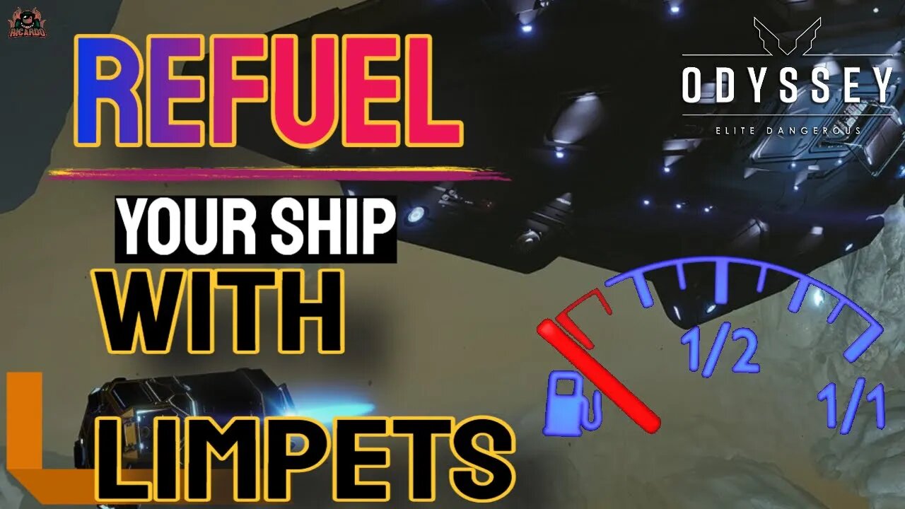 Running Out of Fuel Elite Dangerous || in game refuelling using limpets