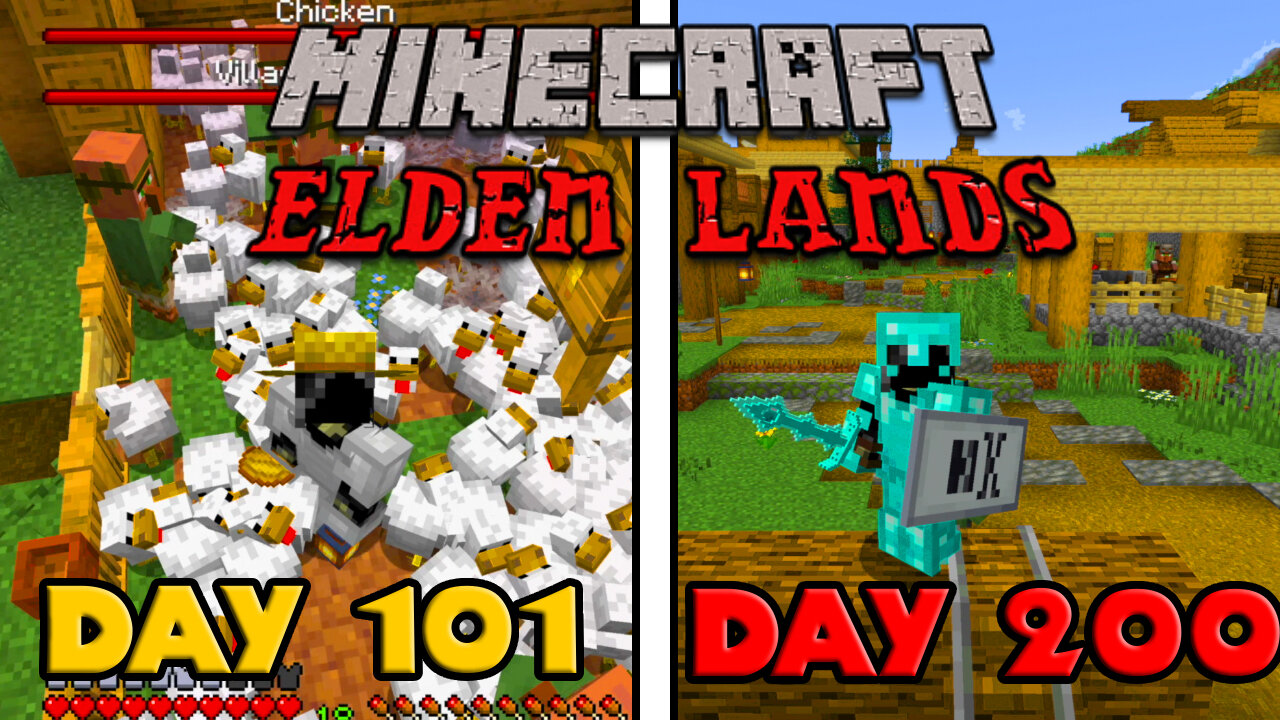 I Survived 200 Days in Minecraft Elden Lands Episode 2