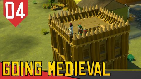 Construindo a TORRE DOS ARQUEIROS - Going Medieval #04 [Série Gameplay Português PT-BR]