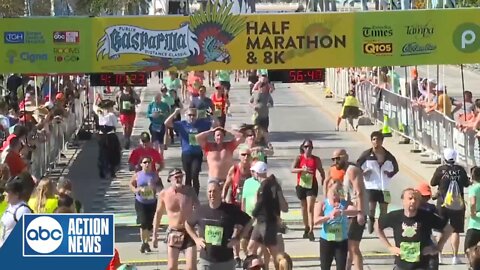 04:10-04:13 Sunday | Publix Gasparilla Distance Classic Finish Line