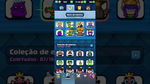 interações entre emotes #shorts #clashroyal #clash #clashroyale #royale #supercell