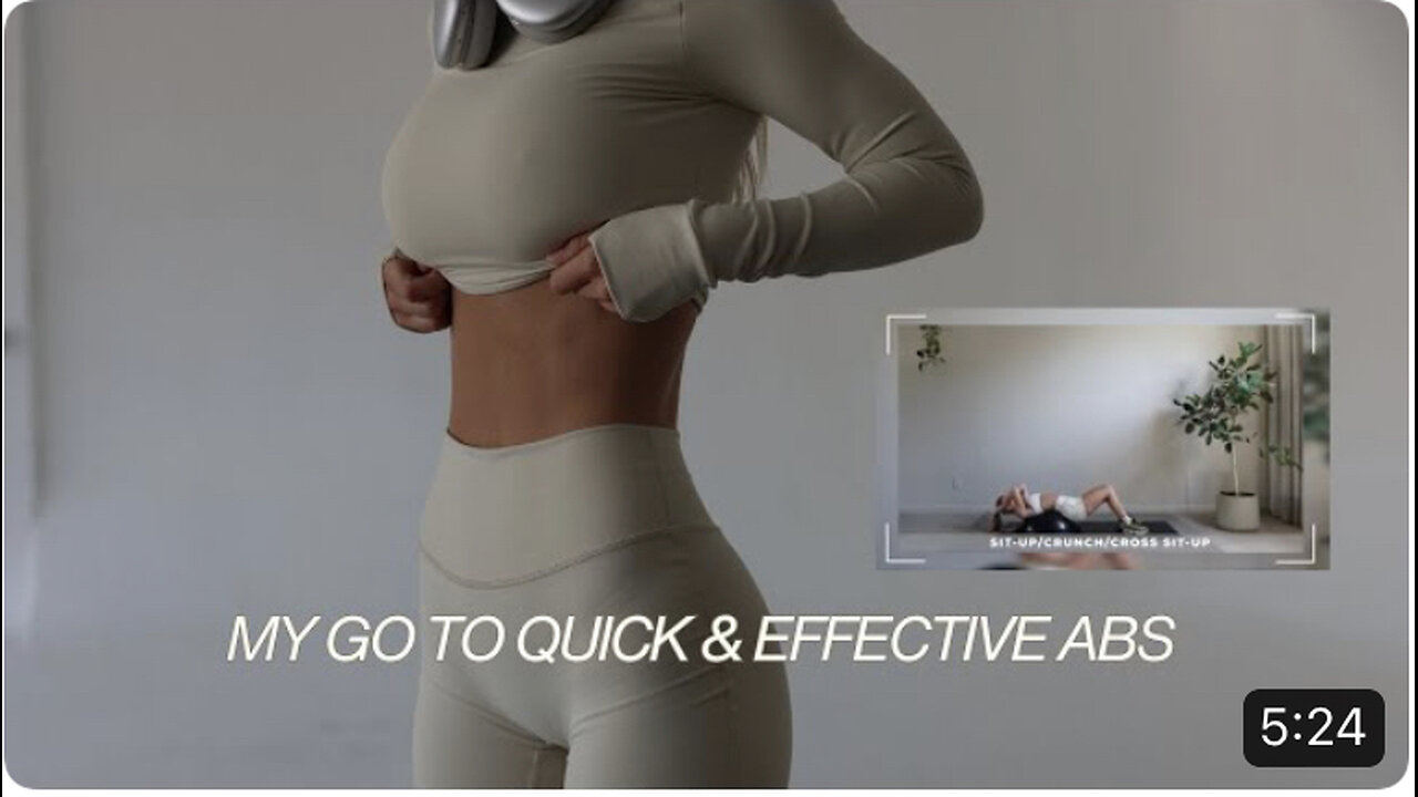 AB Workout | My go to routine atm