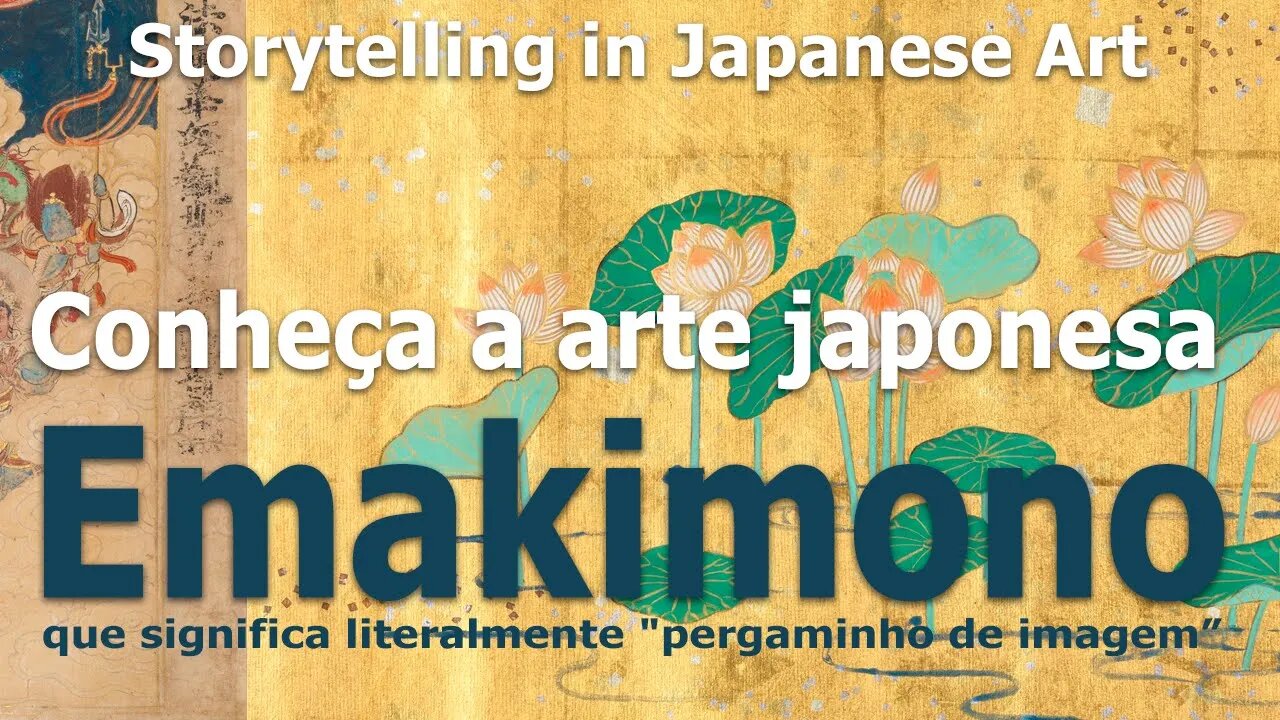 EMAKIMONO - a arte japonesa - pergaminho. Storytelling in Japanese Art