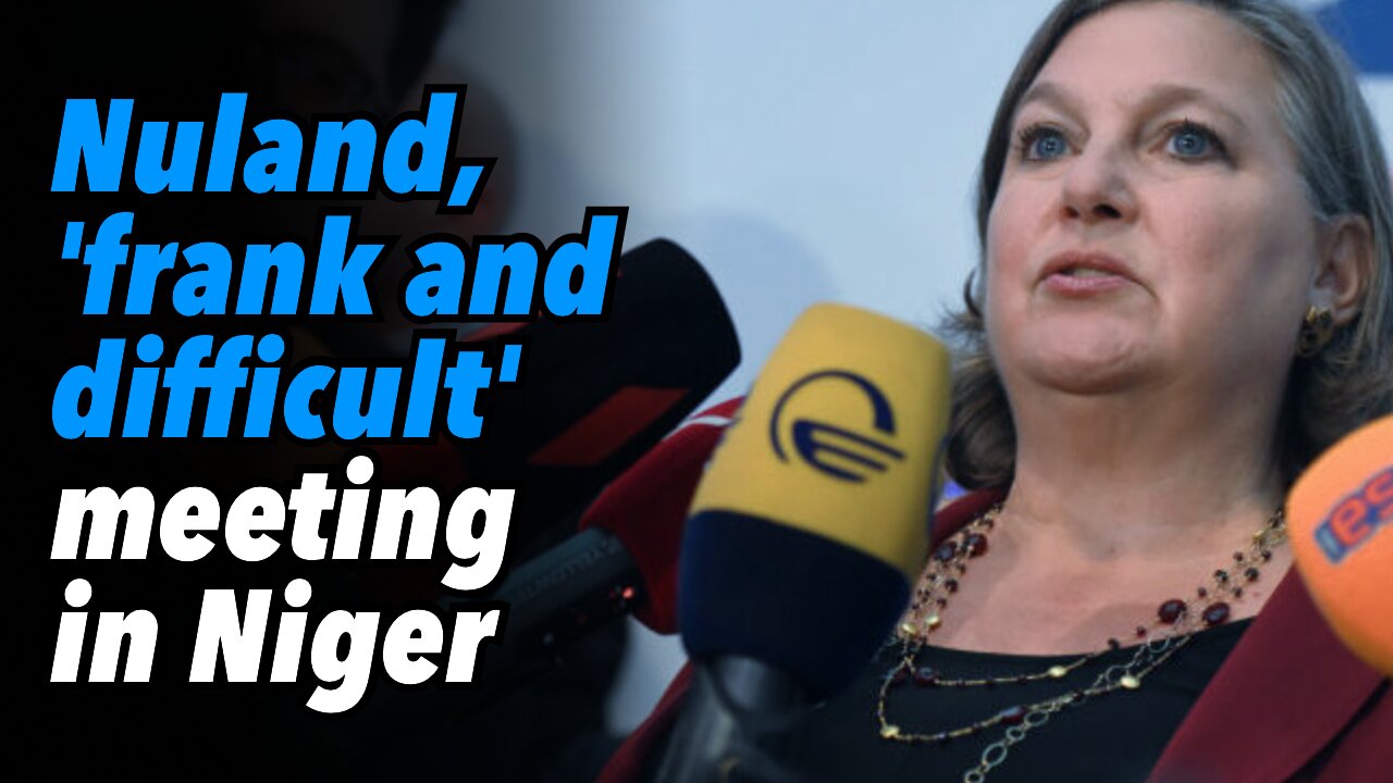 Nuland, 'frank and difficult' meeting in Niger