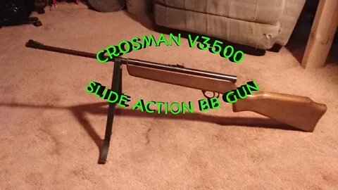 Crosman V3500 slide action bb gun