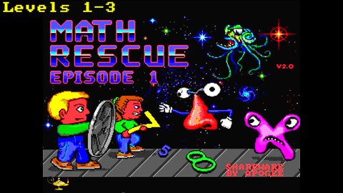 Math Rescue Episode 1: Levels 1 - 3 Playthrough