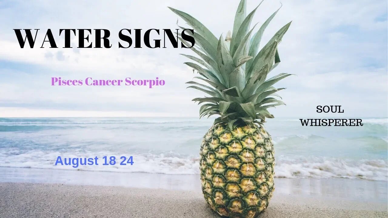 WATER SIGNS: Pisces Cancer Scorpio-The Benefits of Moving in Synchrony With Destiny